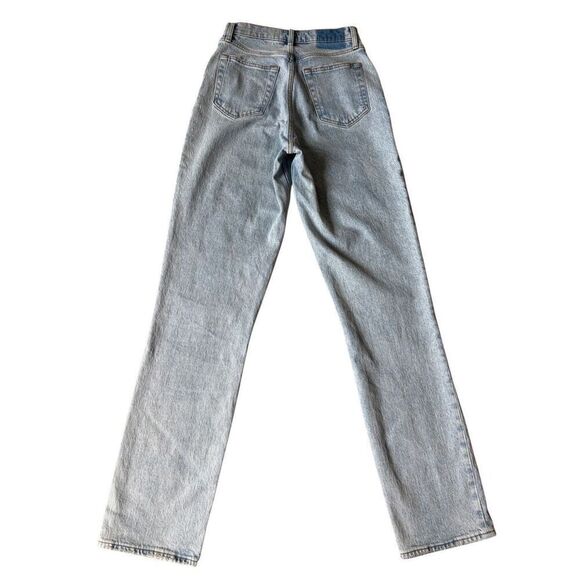 NEW Abercrombie & Fitch Curve Love The 90s Straight Ultra High Rise Jeans size 2 - Picture 3 of 9